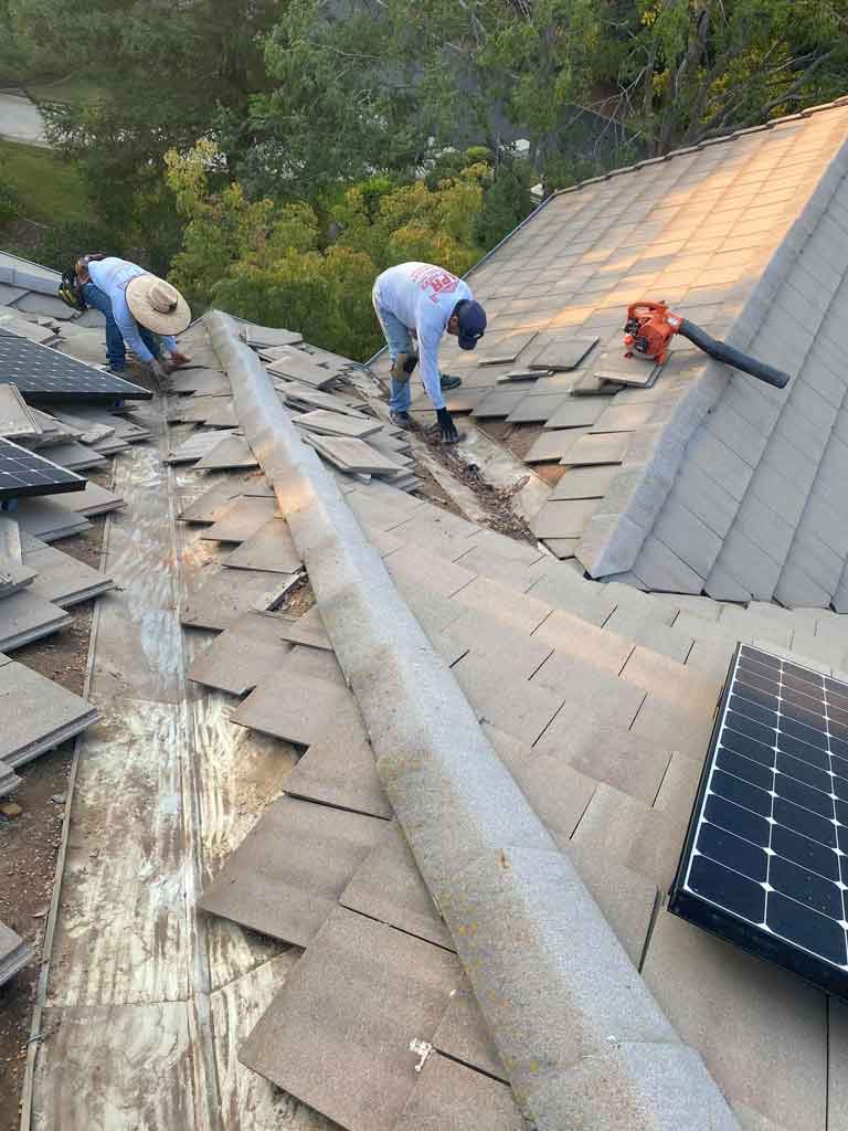 Wexford Estates - Clogged Valley - Sacramento Roofing